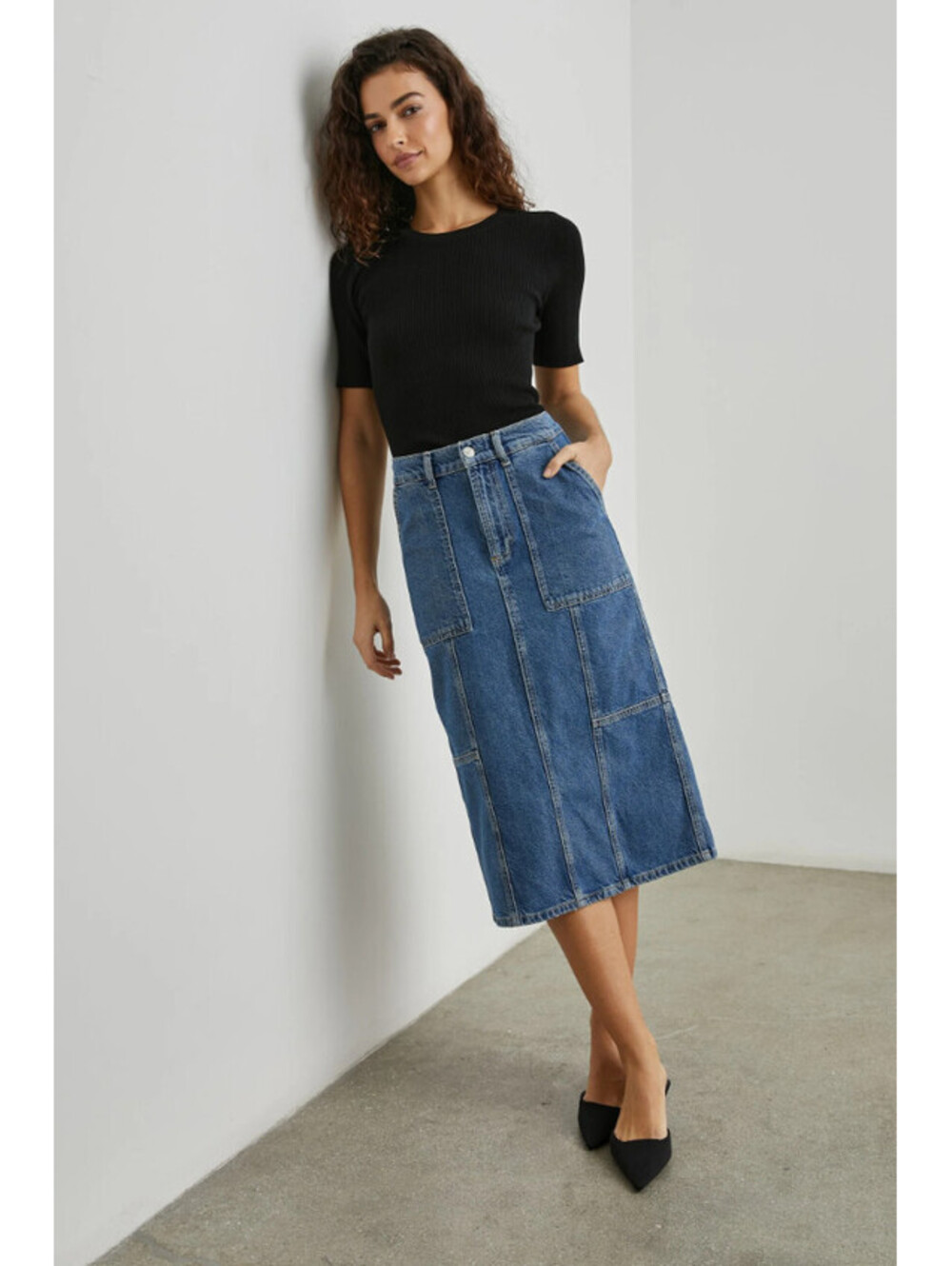Rails Olympic Sorrento Denim Skirt, $264, NWT, Size 28-2677